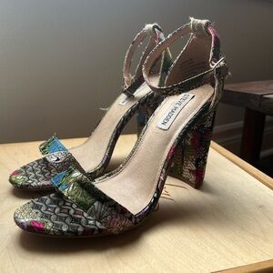 Steve Madden Women's Floral Multicolor Heels